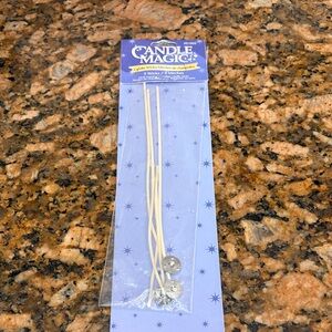 White Candle Wicks free with candle holders